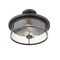 Z-Lite Savannah 2 Light Semi Flush Mount, Bronze & Clear 462SF14-BRZ - alternate 6